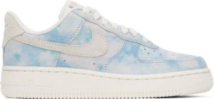 Nike Gray & Blue Air Force 1 '07 SE Sneakers