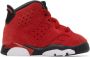 Nike Jordan Baby Red Air Jordan 6 Retro Sneakers - Thumbnail 1
