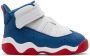 Nike Jordan Baby White & Blue Jordan 6 Rings Sneakers - Thumbnail 1