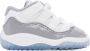 Nike Jordan Baby White & Gray Air Jordan 11 Retro Sneakers - Thumbnail 1