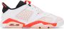 Nike Jordan Kids Pink & White Air Jordan 6 Retro Low Big Kids Sneakers - Thumbnail 1