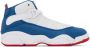 Nike Jordan Kids White & Blue Jordan 6 Rings Little Kids Sneakers - Thumbnail 1