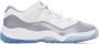 Nike Jordan Kids White & Gray Air Jordan 11 Retro Little Kids Sneakers - Thumbnail 1