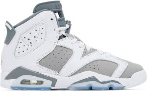 Nike Jordan Kids White & Gray Air Jordan 6 Retro Big Kids Sneakers