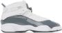 Nike Jordan Kids White & Gray Jordan 6 Rings Big Kids Sneakers - Thumbnail 1