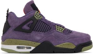 Nike Jordan Purple Air Jordan 4 Retro Sneakers