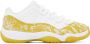 Nike Jordan White & Yellow Air Jordan 11 Retro Low Sneakers - Thumbnail 1