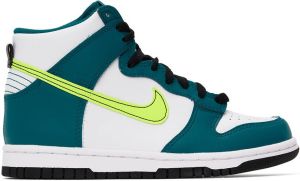 Nike Kids Blue & White Dunk High Little Kids Sneakers