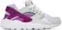 Nike Kids Purple & Silver Huarache Run Big Kids Sneakers - Thumbnail 1