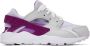 Nike Kids Purple & Silver Huarache Run Little Kids Sneakers - Thumbnail 1
