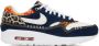 Nike Navy & White Air Max 1 Premium Sneakers - Thumbnail 1