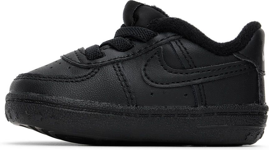 Nike Baby Black Force 1 Crib Sneakers - Picture 2