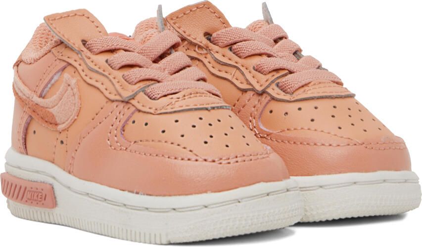 Nike Baby Pink Force 1 Fontanka Sneakers - Picture 3