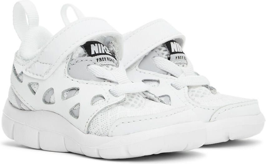 Nike Baby White Free Run 2 Sneakers - Picture 3