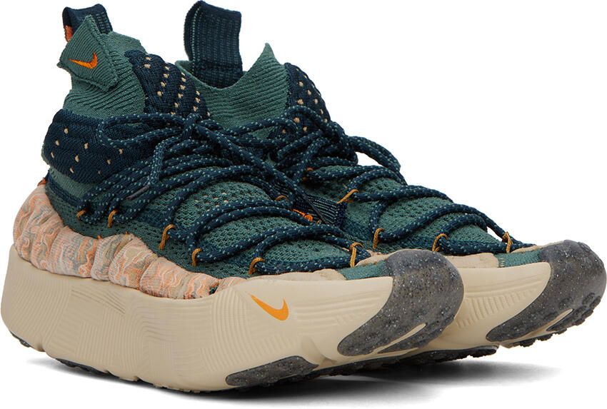 Nike Beige & Navy ISPA Sense Flyknit Sneakers - Picture 2