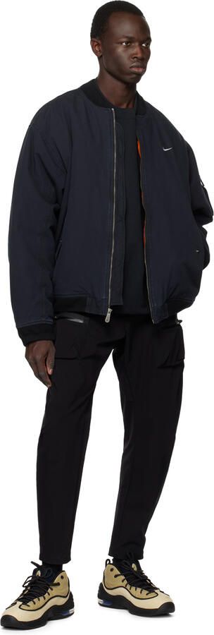 Nike Black & Beige Stüssy Edition Air Penny II Sneakers - Picture 4