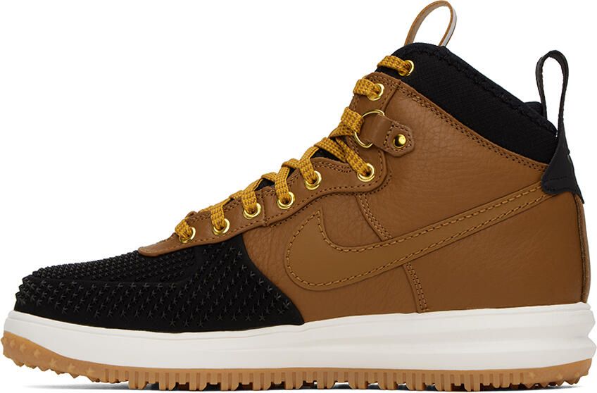 Nike Black & Brown Lunar Force 1 Sneakers - Picture 3