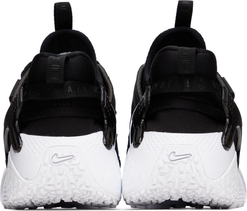 Nike Black & White Air Huarache Craft Sneakers