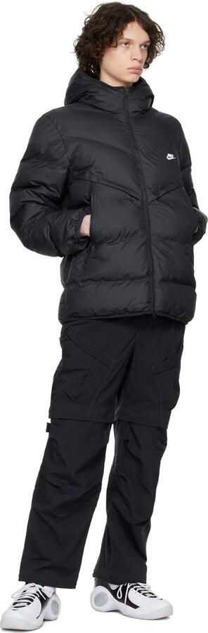 Nike Black & White Air Zoom Flight 95 Sneakers - Picture 4