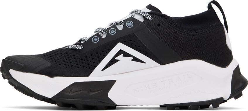 Nike Black & White ZoomX Zegama Trail Sneakers - Picture 3