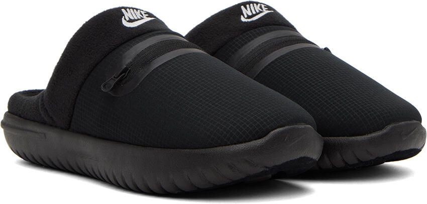 Nike Black Burrow Slippers - Picture 2