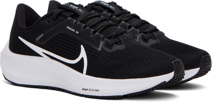 Nike Black Pegasus 40 Sneakers - Picture 2
