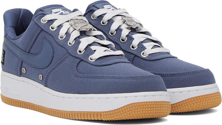 Nike Blue Air Force 1 'West Coast' Sneakers - Picture 2