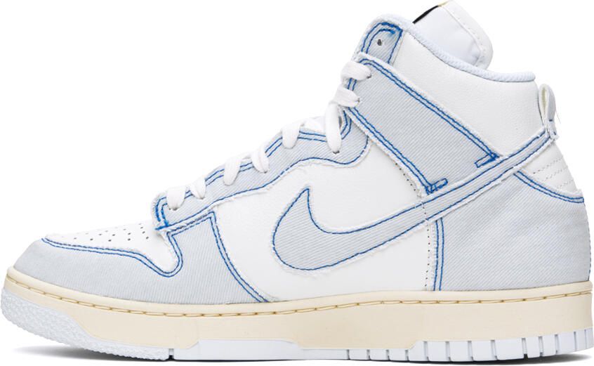 Nike Blue & White Dunk High 85 Sneakers - Picture 3
