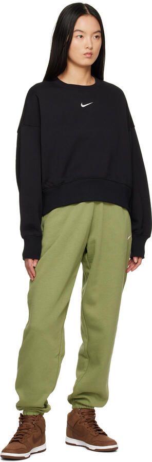 Nike Brown Dunk Premium High Sneakers - Picture 4