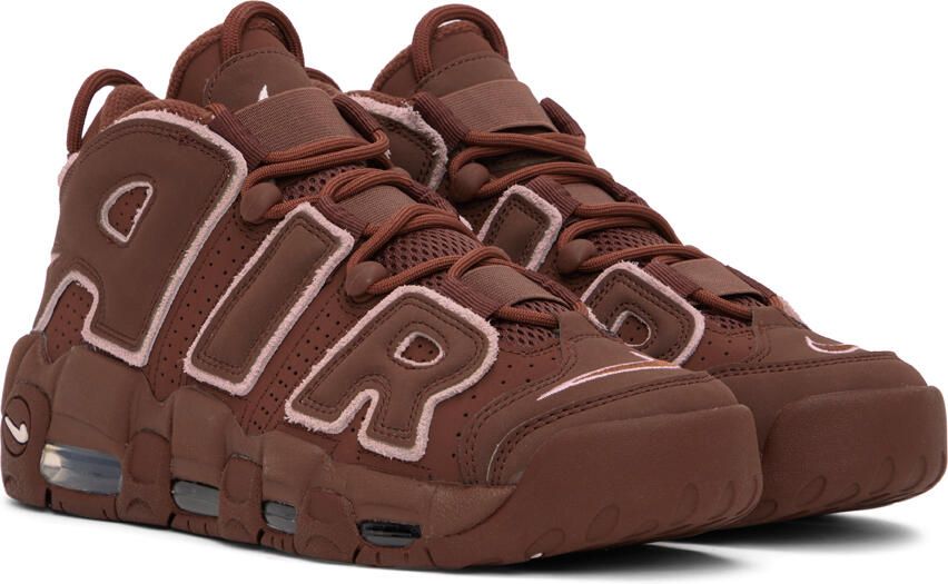 Nike Burgundy & Pink Air More Uptempo '96 Sneakers - Picture 2