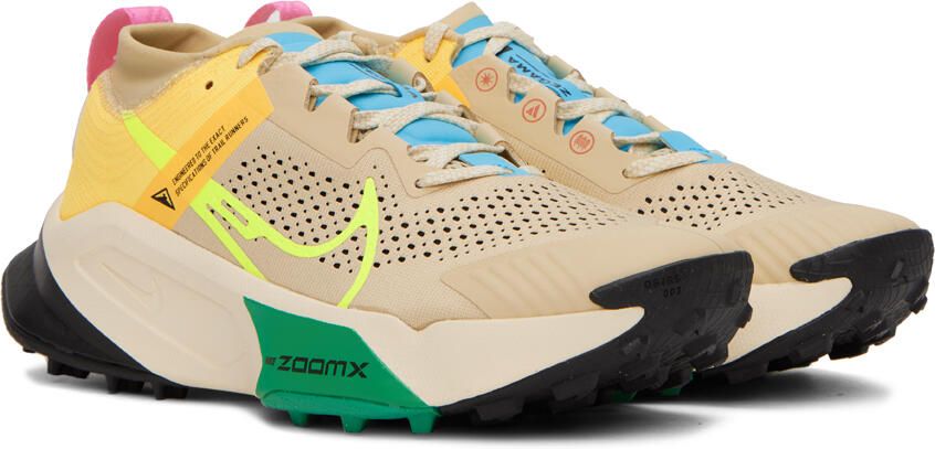 Nike Gold Zegama Sneakers - Picture 2