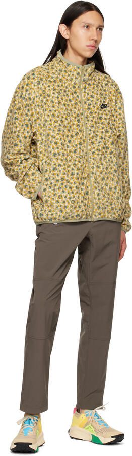 Nike Gold Zegama Sneakers - Picture 4