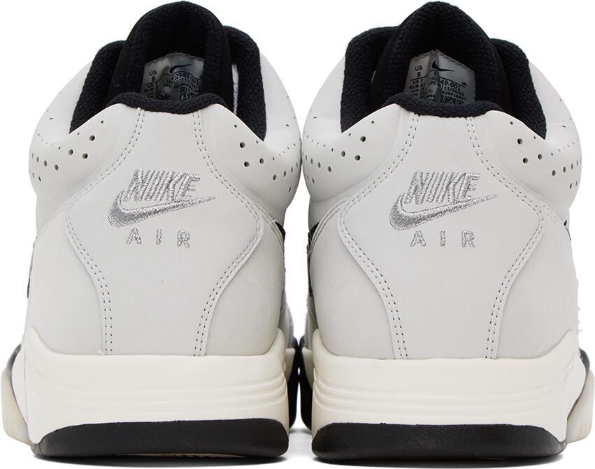 Nike Gray Air Flight Lite Mid Sneakers