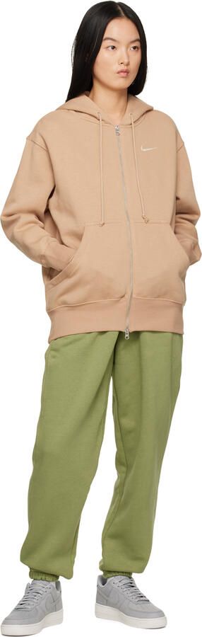 Nike Gray Air Force 1 Premium Sneakers - Picture 4