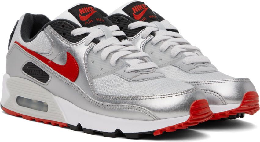 Nike Gray Air Max 90 Sneakers - Picture 2