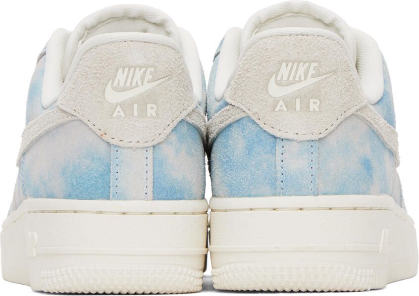 Nike Gray & Blue Air Force 1 '07 SE Sneakers
