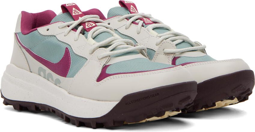 Nike Gray & Purple ACG Lowcate Sneakers - Picture 2