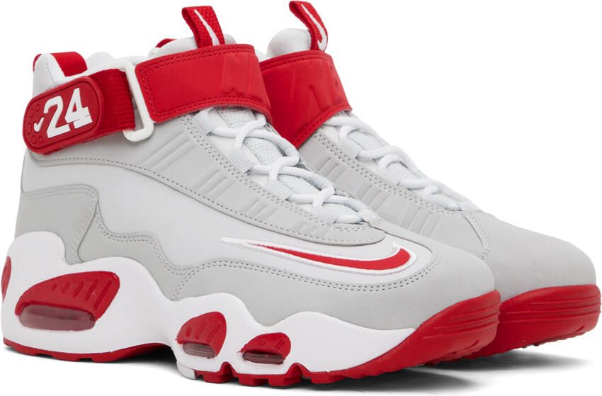 Nike Gray & Red Air Griffey Max 1 Sneakers - Picture 2