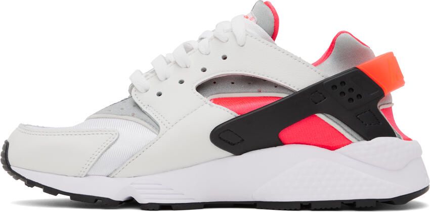 Nike Gray & Red Air Huarache Sneakers - Picture 3
