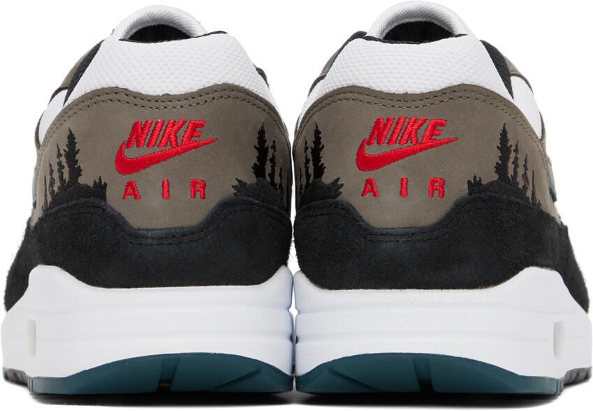 Nike Gray & White Air Max 1 Premium Sneakers