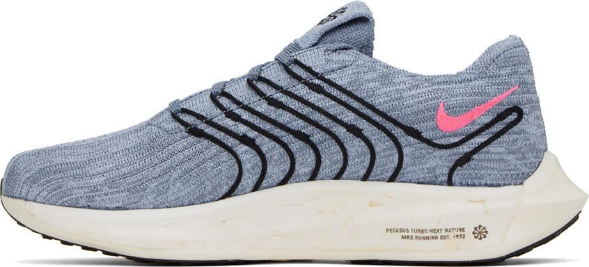 Nike Gray Pegasus Turbo Next Nature Sneakers - Picture 3