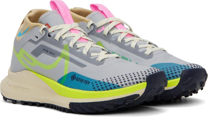 Nike Gray React Pegasus Trail 4 GTX Sneakers - Picture 2