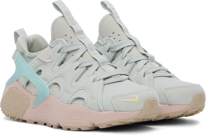 Nike Green Air Huarache Craft Sneakers - Picture 3