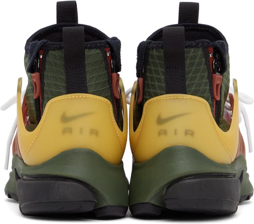 Nike Green & Grey Air Presto Mid Sneakers - Picture 1