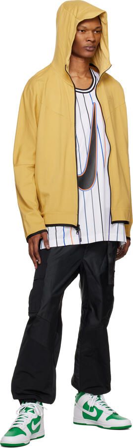 Nike Green & White Dunk High Retro Sneakers - Picture 4