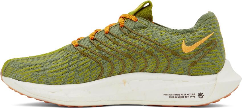 Nike Green Pegasus Turbo Sneakers - Picture 3