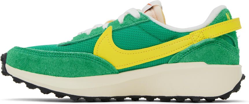 Nike Green Waffle Debut Vintage Sneakers - Picture 3