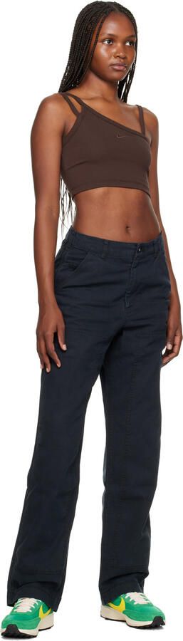 Nike Green Waffle Debut Vintage Sneakers - Picture 4