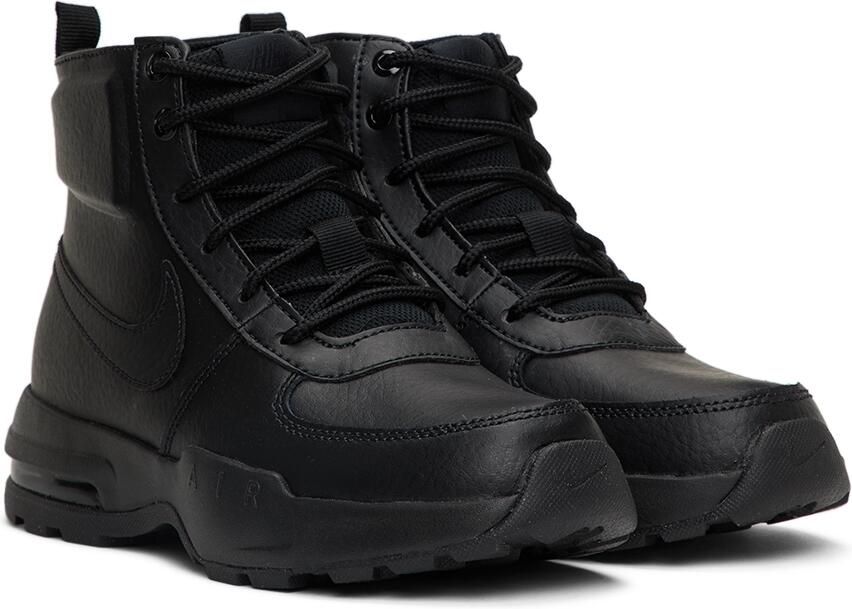 Nike Kids Black Air Max Goaterra 2.0 Big Kids Boots - Picture 2