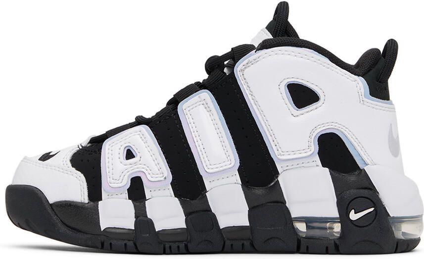 Nike Kids Black Air More Uptempo Little Kids Sneakers - Picture 3